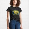 Michigan 1000 Wins T-Shirt Sport University Of 1000Th Win Shirt Classic Unisex