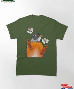 Michigan American Robin Classic T-Shirt Sweatshirt