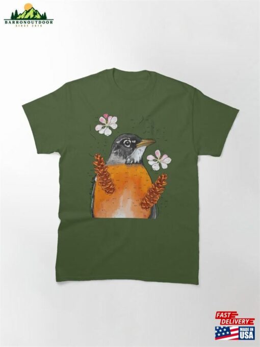 Michigan American Robin Classic T-Shirt Sweatshirt