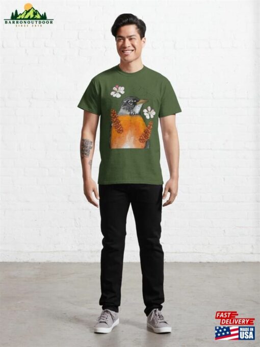 Michigan American Robin Classic T-Shirt Sweatshirt