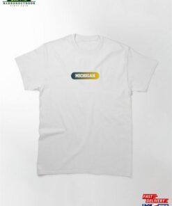 Michigan Retro Gradient Classic T-Shirt Unisex Hoodie