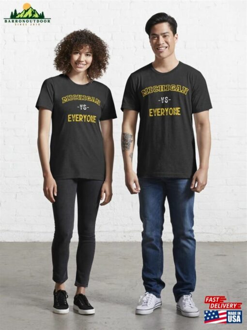 Michigan Vs Everyone Retro Revenge Essential T-Shirt Unisex Sweatshirt