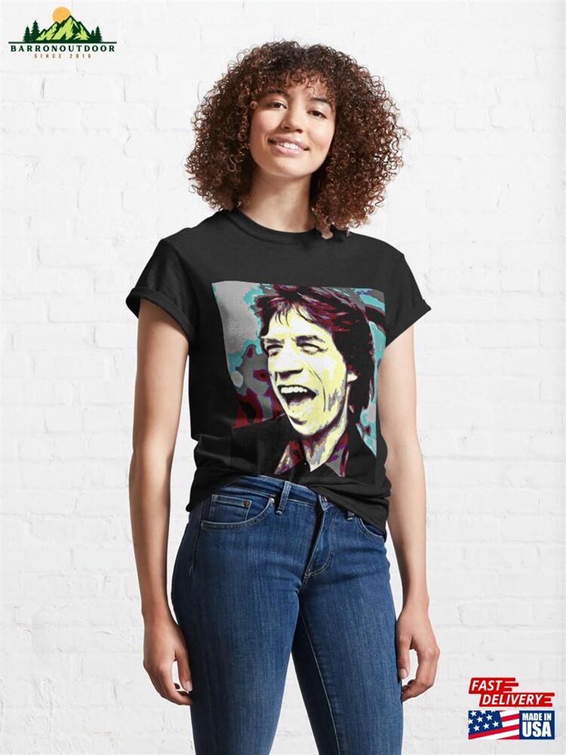 Mick Jagger Rollingstones Art Classic T-Shirt Sweatshirt Mick Jagger Rollingstones Art Classic T-Shirt Sweatshirt