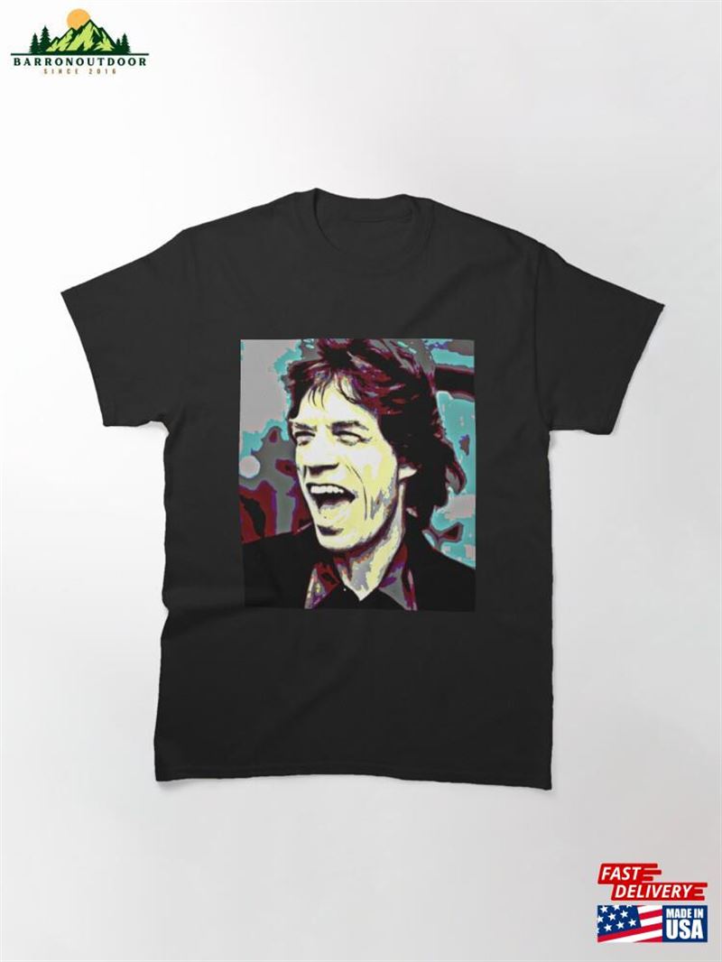 Mick Jagger Rollingstones Art Classic T-Shirt Sweatshirt Mick Jagger Rollingstones Art Classic T-Shirt Sweatshirt