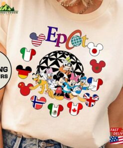 Mickey And Friends Epcot Shirt Disney Retro Hoodie T-Shirt