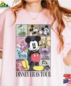 Mickey And Friends Inspired (Front Only) By Taylor Swift Eras Tour Shirt Unisex Garment Hoodie
