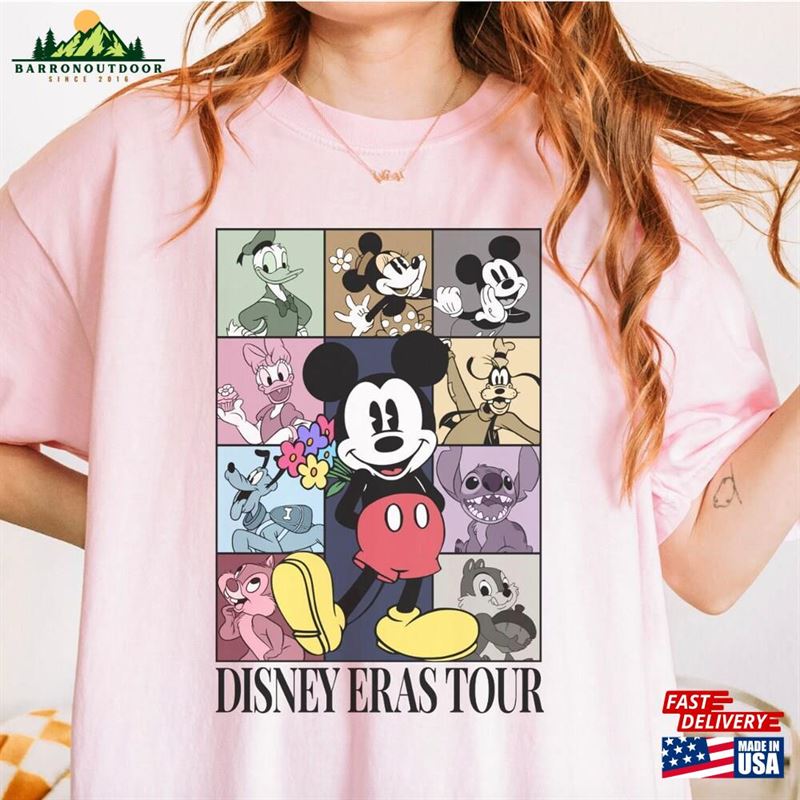 Mickey And Friends Inspired (Front Only) By Taylor Swift Eras Tour Shirt Unisex Garment Hoodie Mickey And Friends Inspired (Front Only) By Taylor Swift Eras Tour Shirt Unisex Garment Hoodie