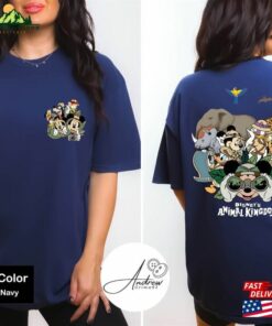 Mickey And Friends Safari Shirt Two Sided Disney Animal Kingdom T-Shirt Unisex