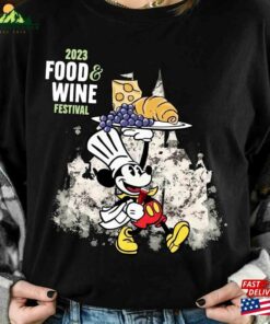 Mickey Mouse Chef Shirt Disney Epcot Center World Tour 1982 Food And Drink Around The Tee Unisex Sweatshirt 2