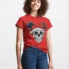 Mickey Skull In A Santa Hat Classic T-Shirt Sweatshirt