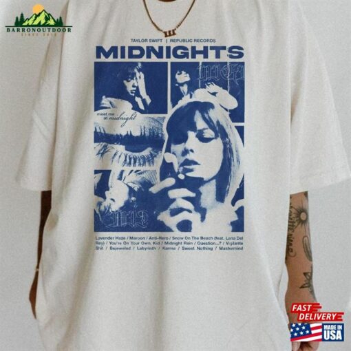 Midnights Shirt Meet Me At Midnight Taylor Eras Merch Hoodie Unisex