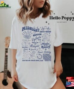 Midnights Track List Comfort Colors® The Eras Tour Shirt Swiftie 2023 Classic Unisex