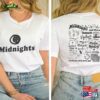 Midnigts Shirt Swiftiee Tour Taylorr The Eras Hoodie T-Shirt