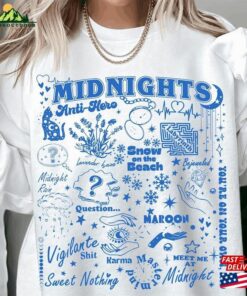 Midnigts Sweatshirt Swiftiee Tour Shirt Taylorr The Eras T-Shirt