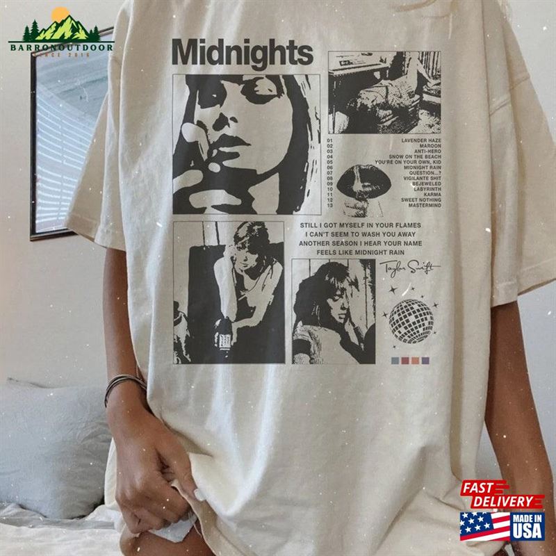 Midnigts Taylor Shirt Merch Swiftie Tee The Eras Tour T-Shirt Classic Midnigts Taylor Shirt Merch Swiftie Tee The Eras Tour T-Shirt Classic