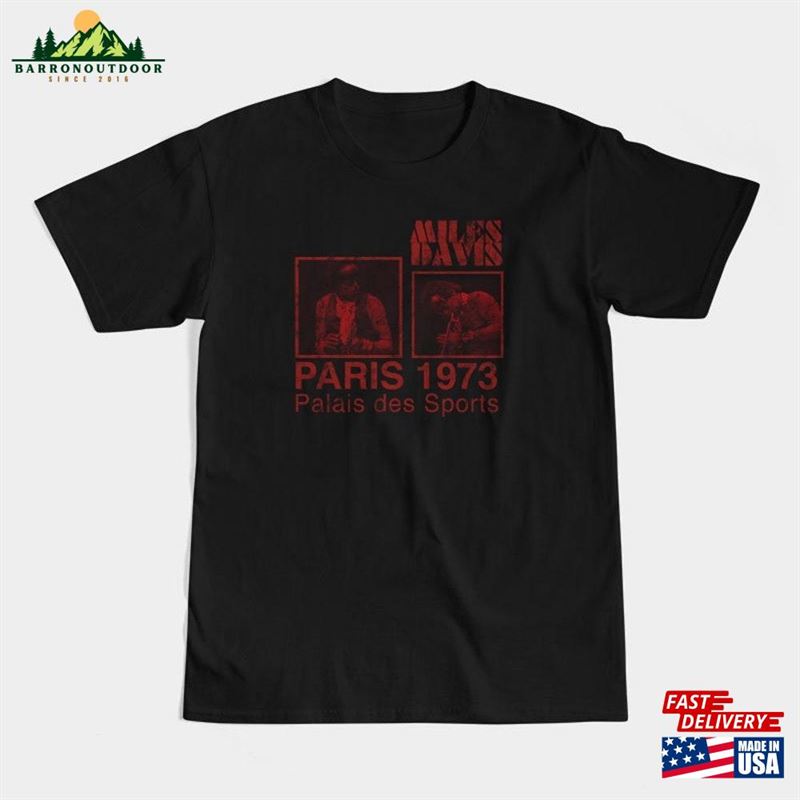 Miles Davis 1973 Live In Paris Vintage Jazz Tee Shirt Classic Hoodie Miles Davis 1973 Live In Paris Vintage Jazz Tee Shirt Classic Hoodie