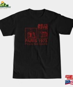 Miles Davis 1973 Live In Paris Vintage Jazz Tee Shirt Classic Hoodie