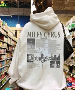 Miley Cyrus Sweatshirt Shirt Flowers Hoodie Unisex