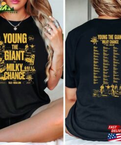 Milky Chance 2023 Young The Giant With Tour Shirt Band Sweatshirt Rock Hoodie Classic Unisex