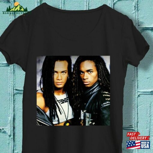 Milli Vanilli T-Shirt 90S Vintage Graphic Shirt Music Band Tee Classic Hoodie