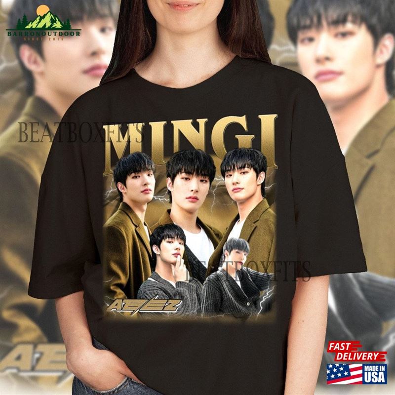 Mingi Kpop Shirt Ateez Sweatshirt Hoodie T-Shirt Mingi Kpop Shirt Ateez Sweatshirt Hoodie T-Shirt