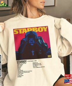 Minimalist Album Music Shirt The Weeknd Starboy Tour T-Shirt Unisex