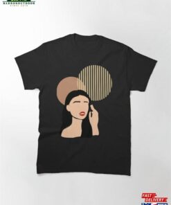 Minimalist Woman Silhouette Classic T-Shirt Sweatshirt