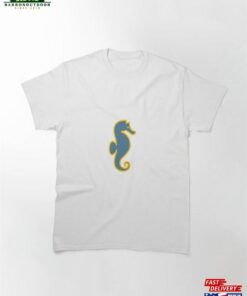 Minimalistic Seahorse Print Classic T-Shirt Unisex Hoodie 1 Minimalistic Seahorse Print Classic T Shirt Unisex Hoodie 2