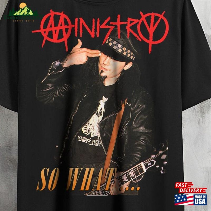 Ministry T-Shirt Al Jourgensen Shirt Industrial Band Hoodie Sweatshirt Ministry T-Shirt Al Jourgensen Shirt Industrial Band Hoodie Sweatshirt