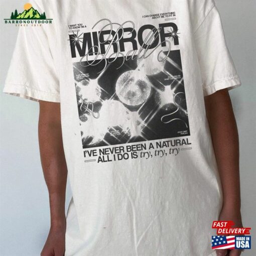 Mirrorball Swift Album Shirt Vintage Aesthetic T-Shirt Classic Unisex
