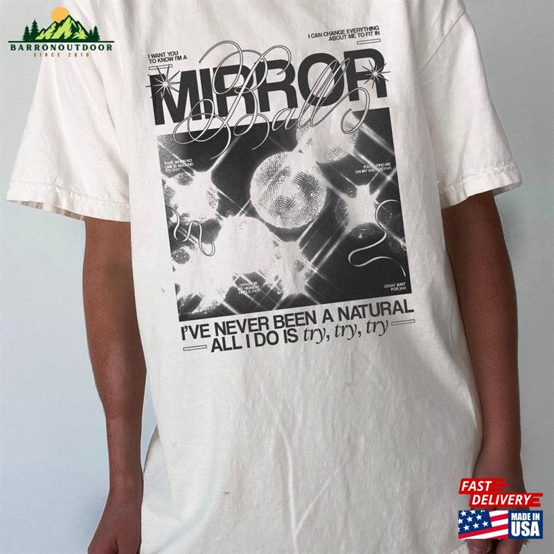Mirrorball Swift Album Shirt Vintage Aesthetic T-Shirt Classic Unisex Mirrorball Swift Album Shirt Vintage Aesthetic T-Shirt Classic Unisex