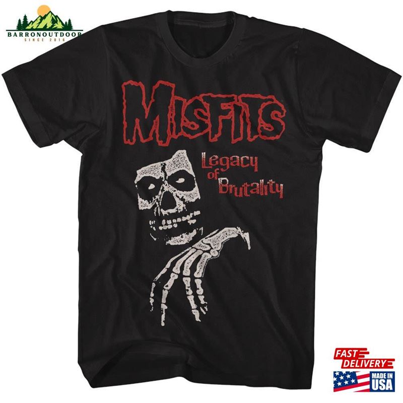 Misfits Legacy Of Brutality Punk Rock Music Shirt T-Shirt Classic Misfits Legacy Of Brutality Punk Rock Music Shirt T-Shirt Classic