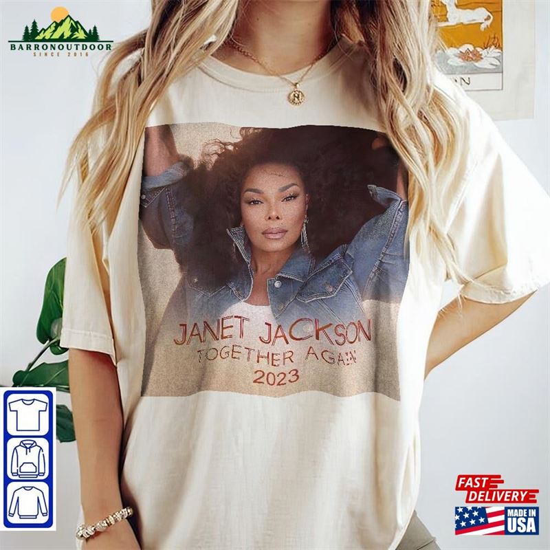 Miss Janet Jackson T-Shirt Together Again Tour 2023 Shirt Vintage Classic Hoodie Miss Janet Jackson T-Shirt Together Again Tour 2023 Shirt Vintage Classic Hoodie