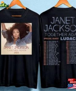 Miss Janet Jackson T-Shirt Together Again Tour 2023 Shirt Vintage Hoodie Unisex