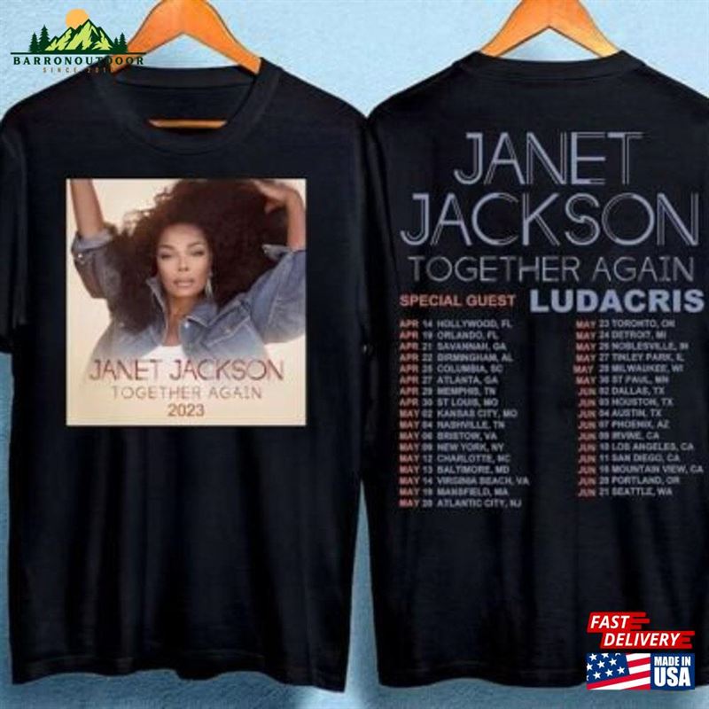 Miss Janet Jackson T-Shirt Together Again Tour 2023 Shirt Vintage Hoodie Unisex Miss Janet Jackson T-Shirt Together Again Tour 2023 Shirt Vintage Hoodie Unisex