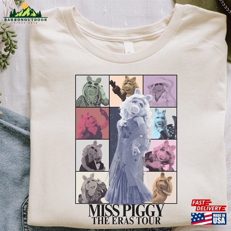Miss Piggy The Eras Tour Bella Amp Canvas T-Shirt Muppets Vintage Retro Shirt Muppet Show Crew Unisex Miss Piggy The Eras Tour Bella Amp Canvas T-Shirt Muppets Vintage Retro Shirt Muppet Show Crew Unisex