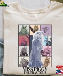 Miss Piggy The Eras Tour Bella Amp Canvas T-Shirt Muppets Vintage Retro Shirt Muppet Show Crew Unisex
