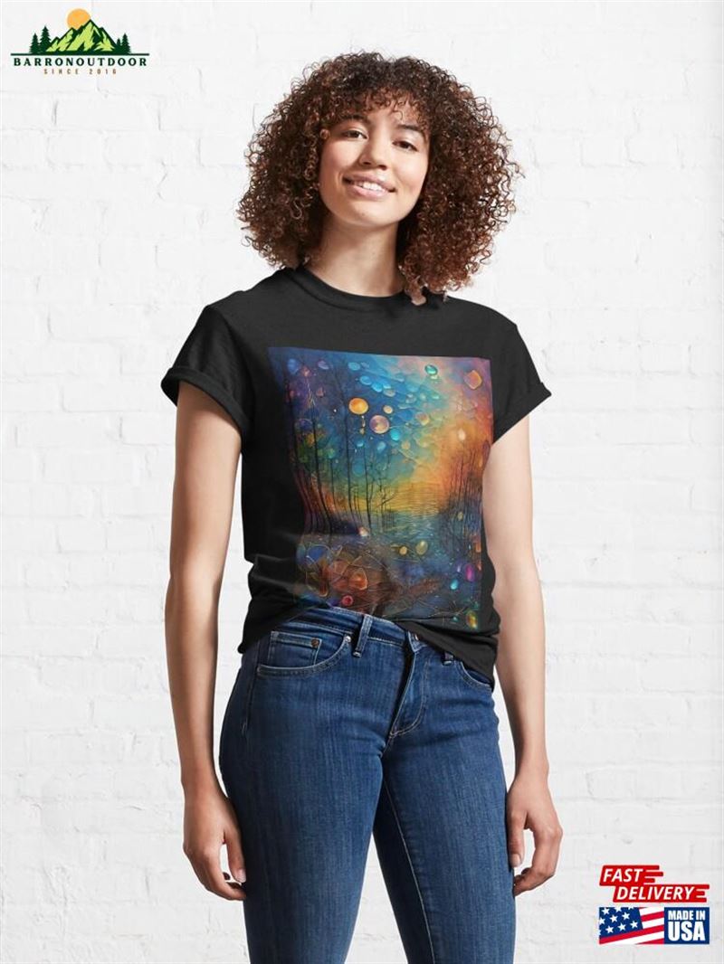 Misty Crystal Forest Classic T-Shirt Hoodie Misty Crystal Forest Classic T-Shirt Hoodie