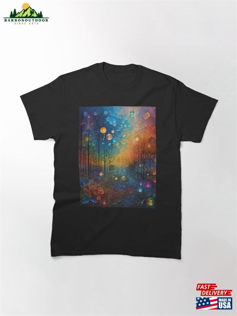 Misty Crystal Forest Classic T-Shirt Sweatshirt Misty Crystal Forest Classic T-Shirt Sweatshirt