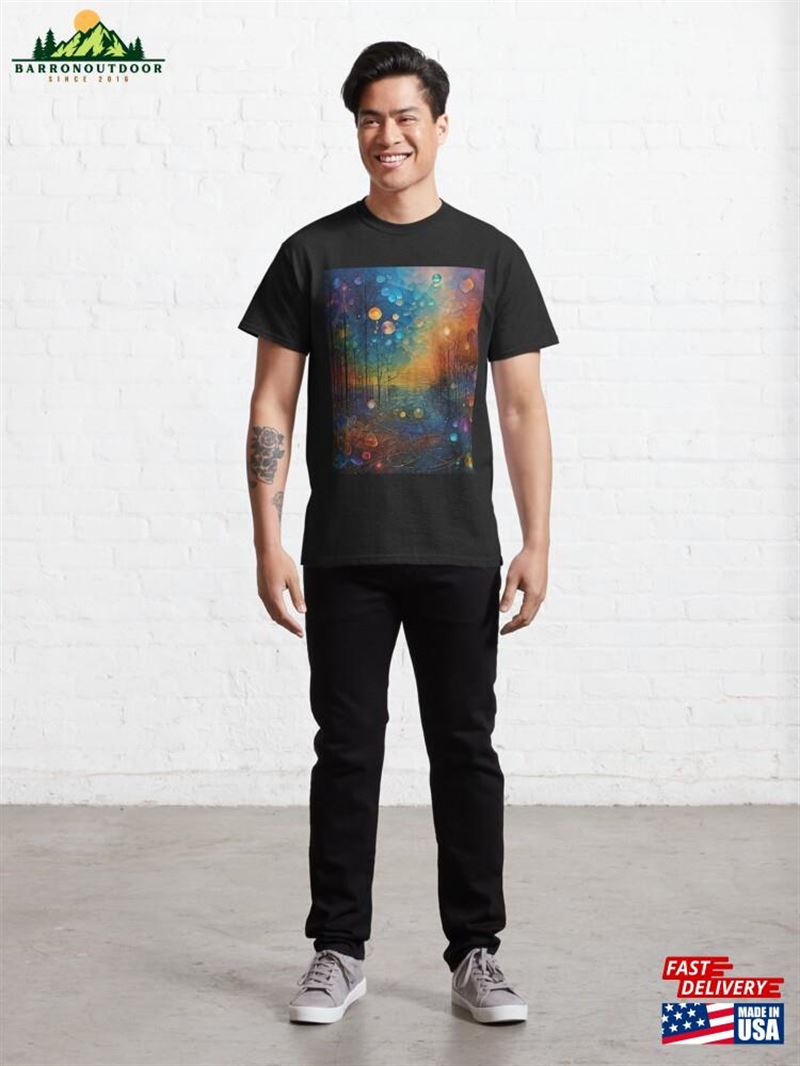 Misty Crystal Forest Classic T-Shirt Sweatshirt Misty Crystal Forest Classic T-Shirt Sweatshirt