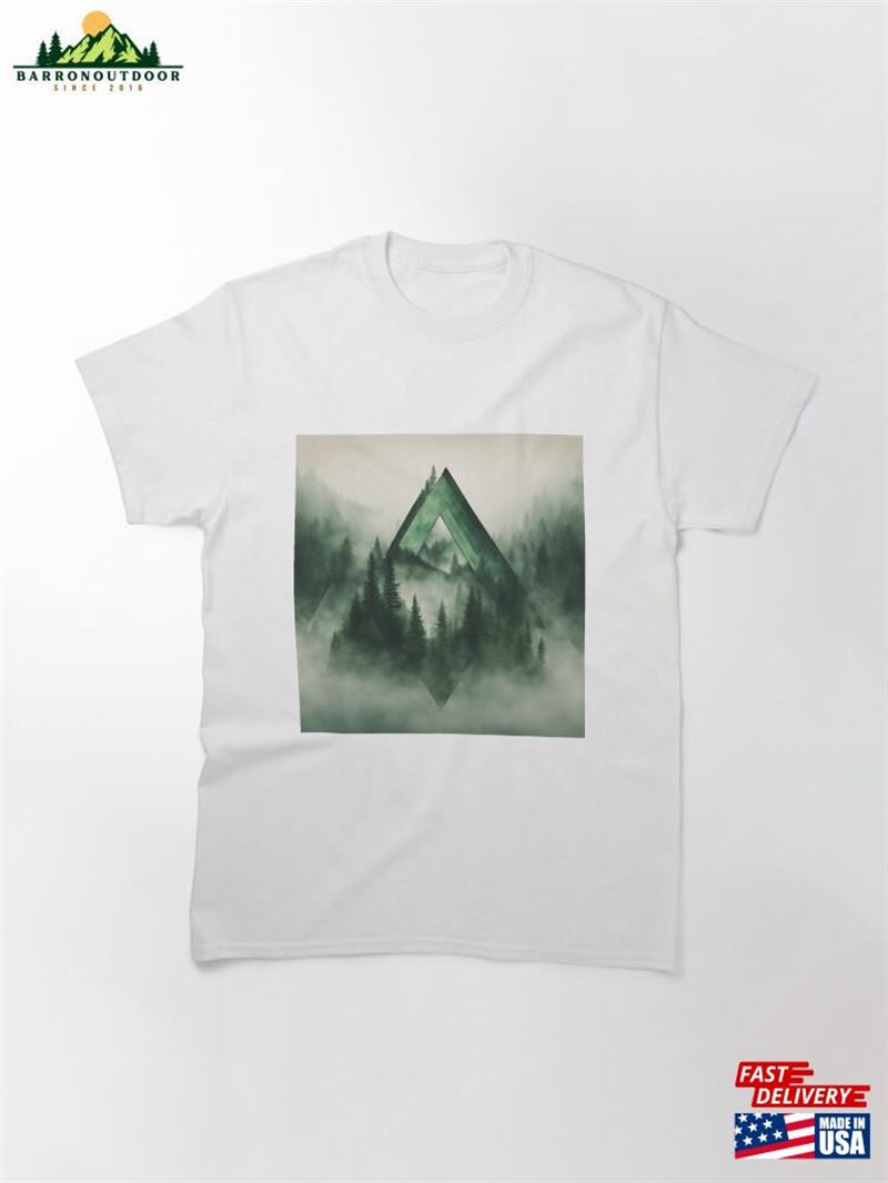 Misty Mountain Triangle Classic T-Shirt Sweatshirt Misty Mountain Triangle Classic T-Shirt Sweatshirt