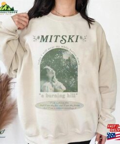 Mit Ski Shirt A Burning Hill T-Shirt Mitski Music Rock Concert Vintage Hoodie
