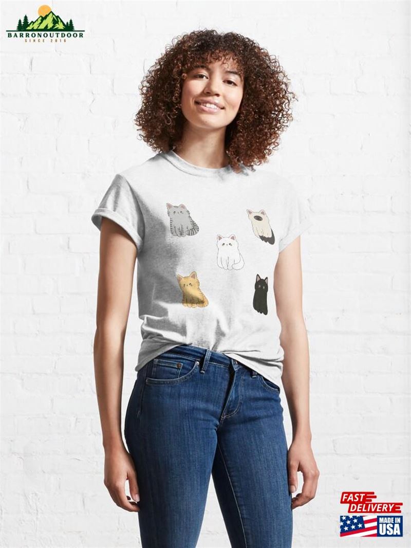 Mix Cats Sticker Pack Classic T-Shirt Sweatshirt Hoodie Mix Cats Sticker Pack Classic T-Shirt Sweatshirt Hoodie