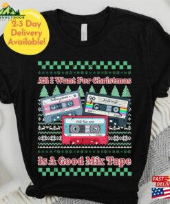 Mix Tape Christmas Shirt Unisex Hoodie