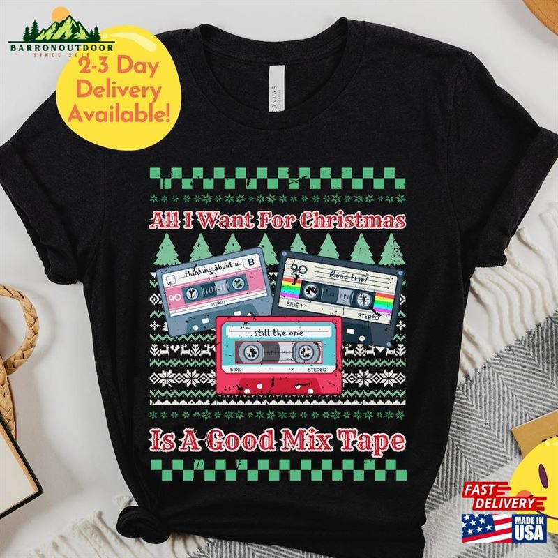 Mix Tape Christmas Shirt Unisex Hoodie Mix Tape Christmas Shirt Unisex Hoodie