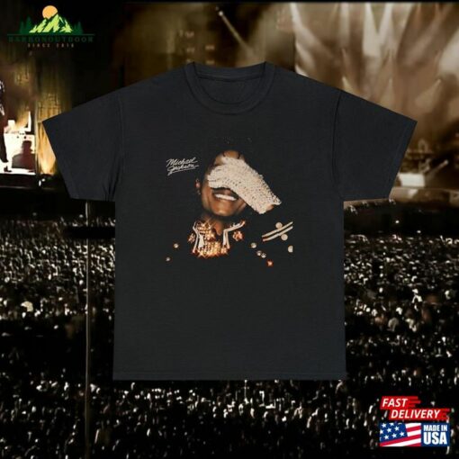 Mj Glove On Face Retro Vintage 80S Style Tee Sweatshirt Hoodie