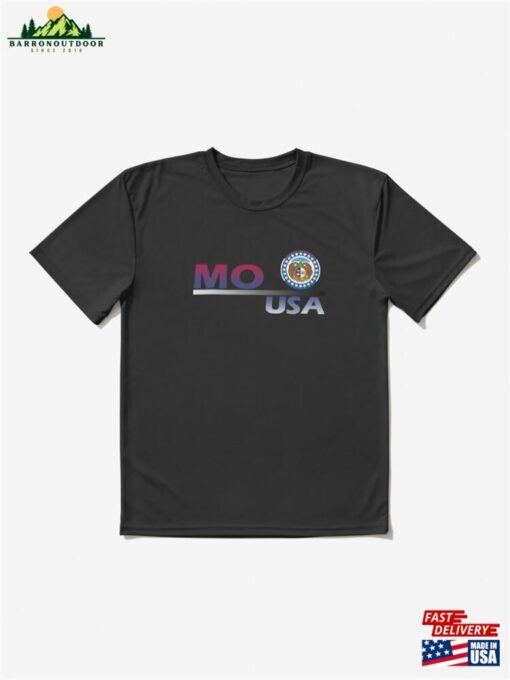 Mo Usa Written Textile Design Active T-Shirt Classic Sweatshirt