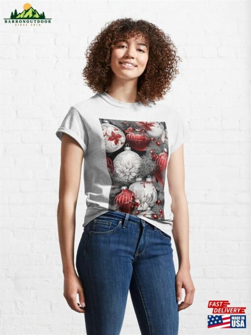 Modern And Merry Holiday Designs Classic T-Shirt Sweatshirt Unisex