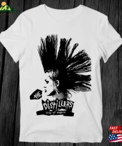 Mohawk The Distillers City Of Angels Rock Punk T-Shirt Unisex Classic Mohawk The Distillers City Of Angels Rock Punk T-Shirt Unisex Classic