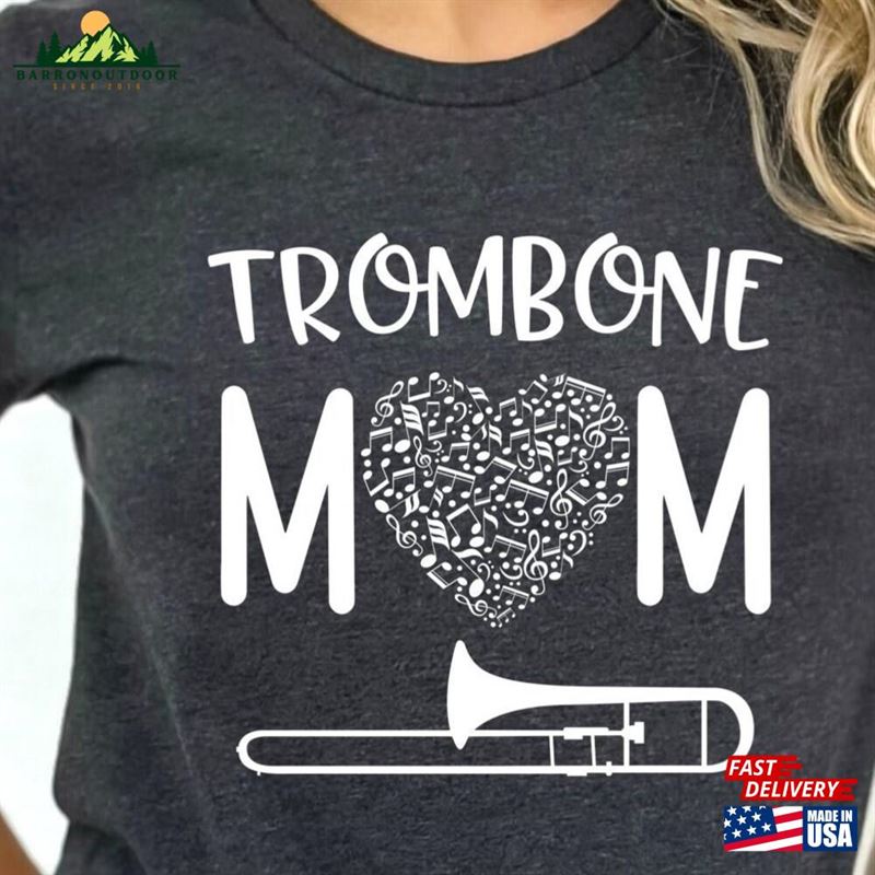 Mom Band Shirt Cute Gift Trombone Sweatshirt Unisex Mom Band Shirt Cute Gift Trombone Sweatshirt Unisex